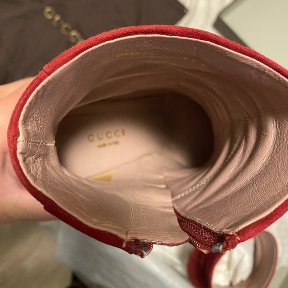 Beautiful, soft burgundy Gucci boots in size 35-1/2 - Picture 11 of 16